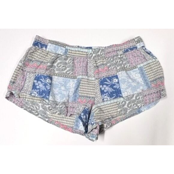 Victoria's Secret Other - Victoria's Secret Cotton Modal Patchwork Paisley Floral Lounge Sleep Shorts Med